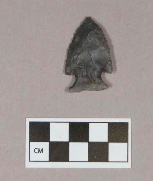 Chipped stone, projectile point, corner-notched