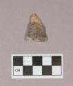 Chipped stone, biface fragment