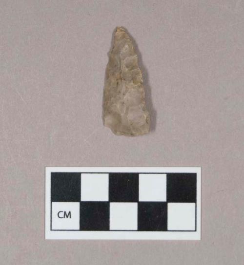 Chipped stone, projectile point, triangular