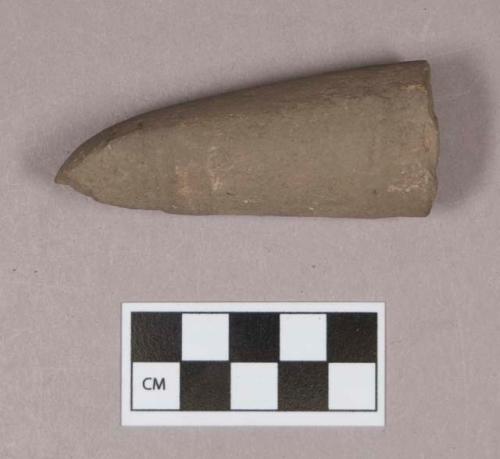 Ground stone, conical fragment