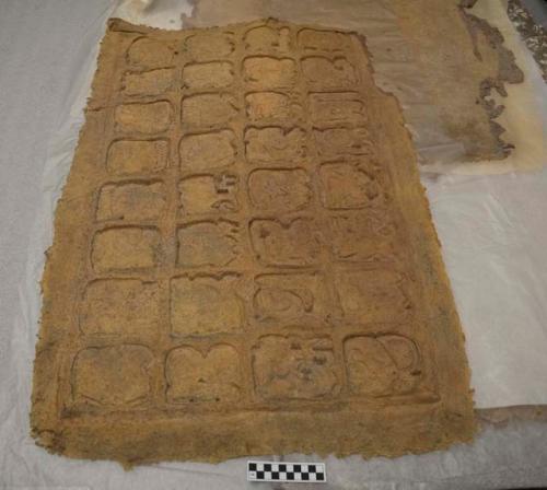 Mould taken from Maya stone monuments