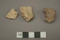 3 bone fragments from urns