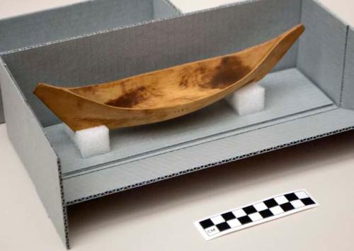 Model of canoe