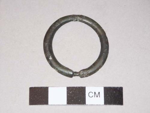 Bronze annular fibula (one of a pair)