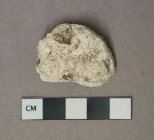 White mortar fragment