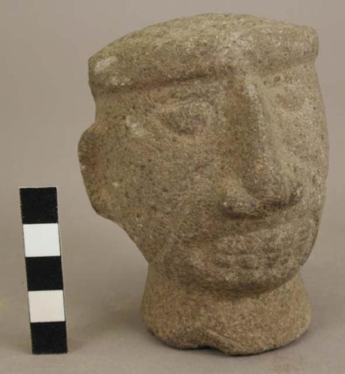 Stone effigy head