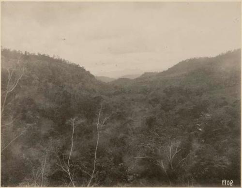 Copan Valley from Altar 13, looking southwest