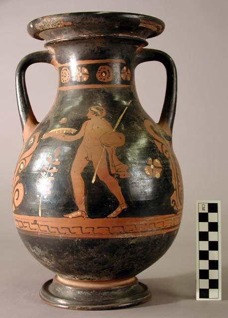 Large Faliscan red figured pottery amphora