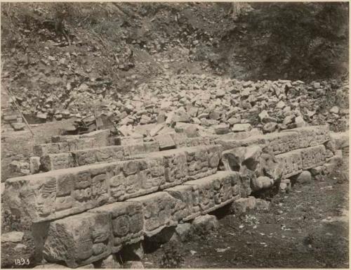 Steps from hieroglyphic stairway, matched in 1899-1900