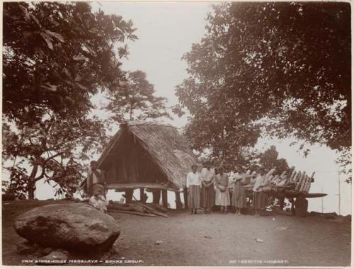 Yam storehouse at Merelava