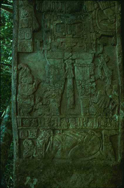 Dos Pilas, Stela 14, lower half