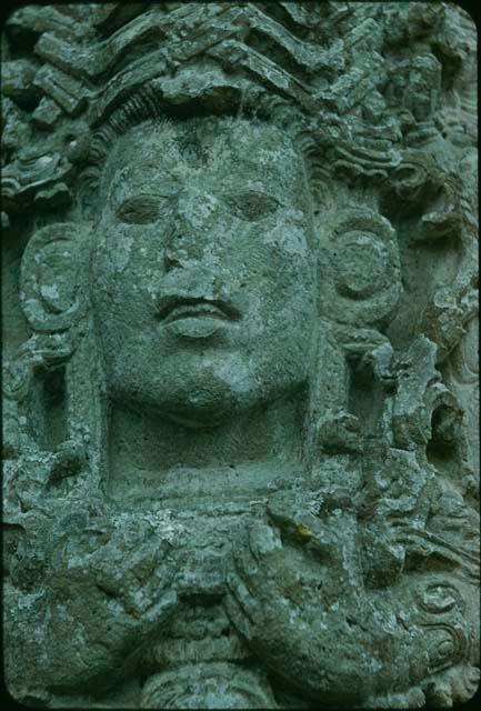 Copan, Stela A, detail