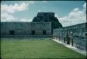 Uxmal, Las Monjas ("The Nunnery"), inside view of courtyard