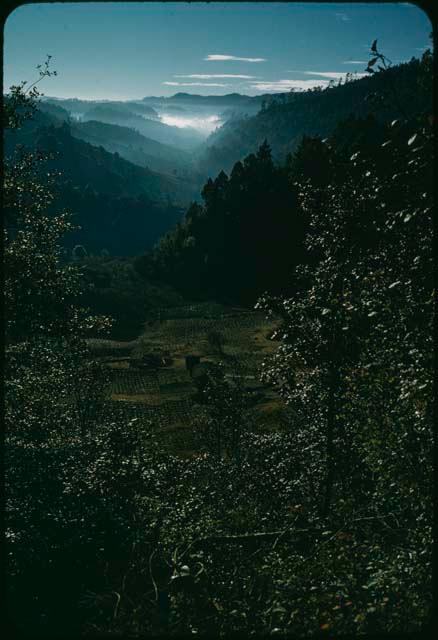 Dawn in a valley between San Cristobal and Tenejapa