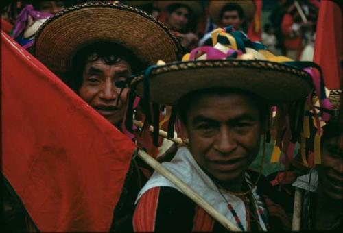 Maya men during Carnaval