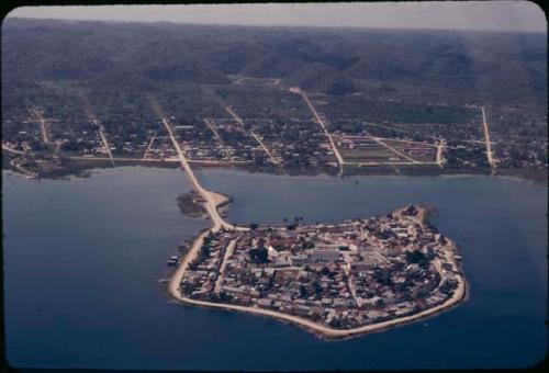 Aerial view of Flores