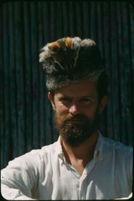 Ian Graham in fox hat