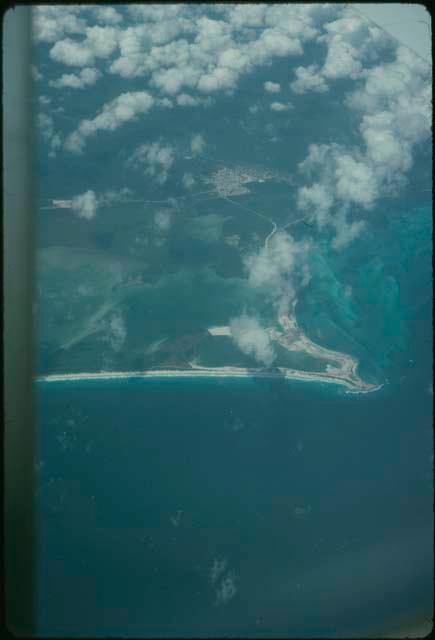 Aerial view of Cancún