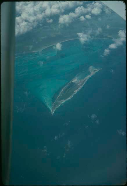 Aerial view of Isla Mujeres