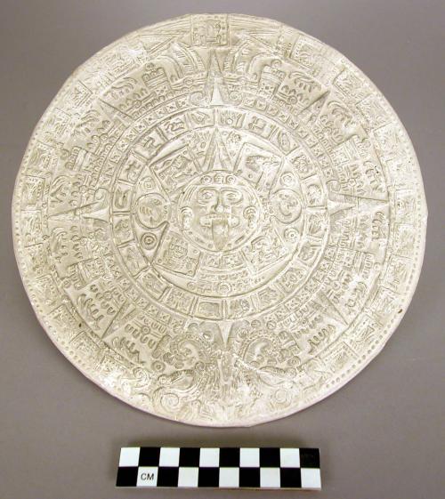 Miniature Cast of the Aztec Calendar Stone