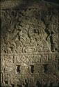 Yaxchilan, Stela 1, upper portion, detail