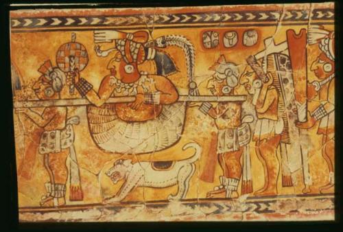 Palanquin (from Maya painted vessel)