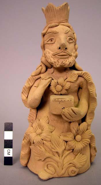 Terra cotta creche figurine. One of group (27404a-m)