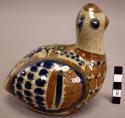 Ceramic partridge figurine