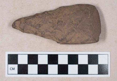 Ground stone, celt with pointed end
