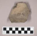 Ceramic, earthenware, rim sherd impressed decoration