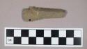 Chipped stone, side-notched biface, possible broken perforator