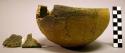 Restorable pottery bowl - jar: Yalbac Smudged-brown: Yalbac variety