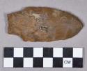 Chipped stone, projectile point, stemmed