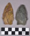 Chiped stone, projectile points, stemmed