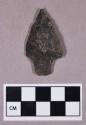 Chipped stone, projectile point, stemmed