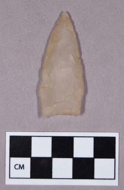 Chipped stone, projectile point, lanceolate