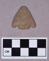 Chipped stone, projectile point, basal-notched