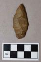 Chipped stone, projectile point, stemmed