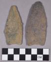 Chipped stone, projectile points, lanceolate