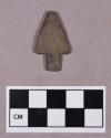 Ground stone, projectile point, stemmed