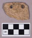 Ground stone, ornament, gorget fragment