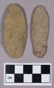 Chipped stone, projectile point and biface