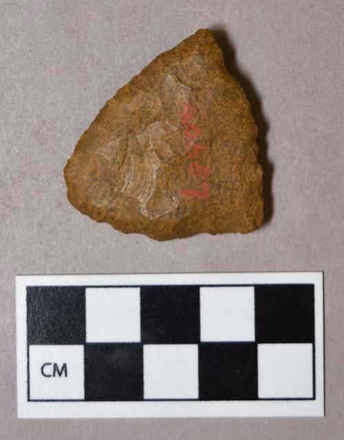 Chipped stone, biface, triangular