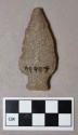 Chipped stone, projectile point, stemmed