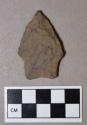 Chipped stone, projectile point, stemmed