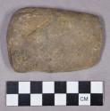 Ground stone, grooved axe