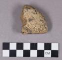 Ground stone, atlatl weight fragment