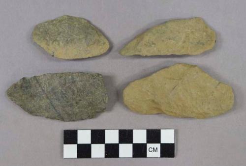 Chipped stone, biface, and stemmed projectile point