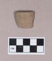 Ground stone, pipe bowl fragment