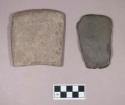 Ground stone, adze and adze fragment
